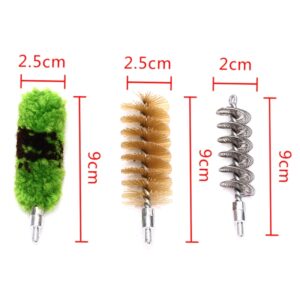 Vapenvård borstsats 3-Pack för 12 GA Gauge