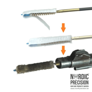 Nordic Precision Kompakt Pistol Vapenvårdskit kal .357/.38/9mm
