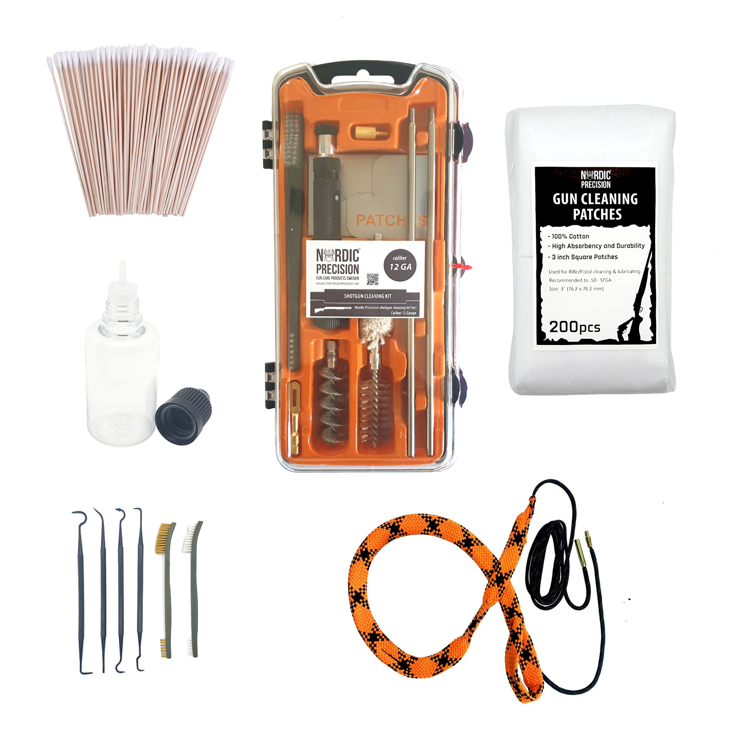 Nordic Precision Hagel Vapenvårdspaket 12GA Gauge